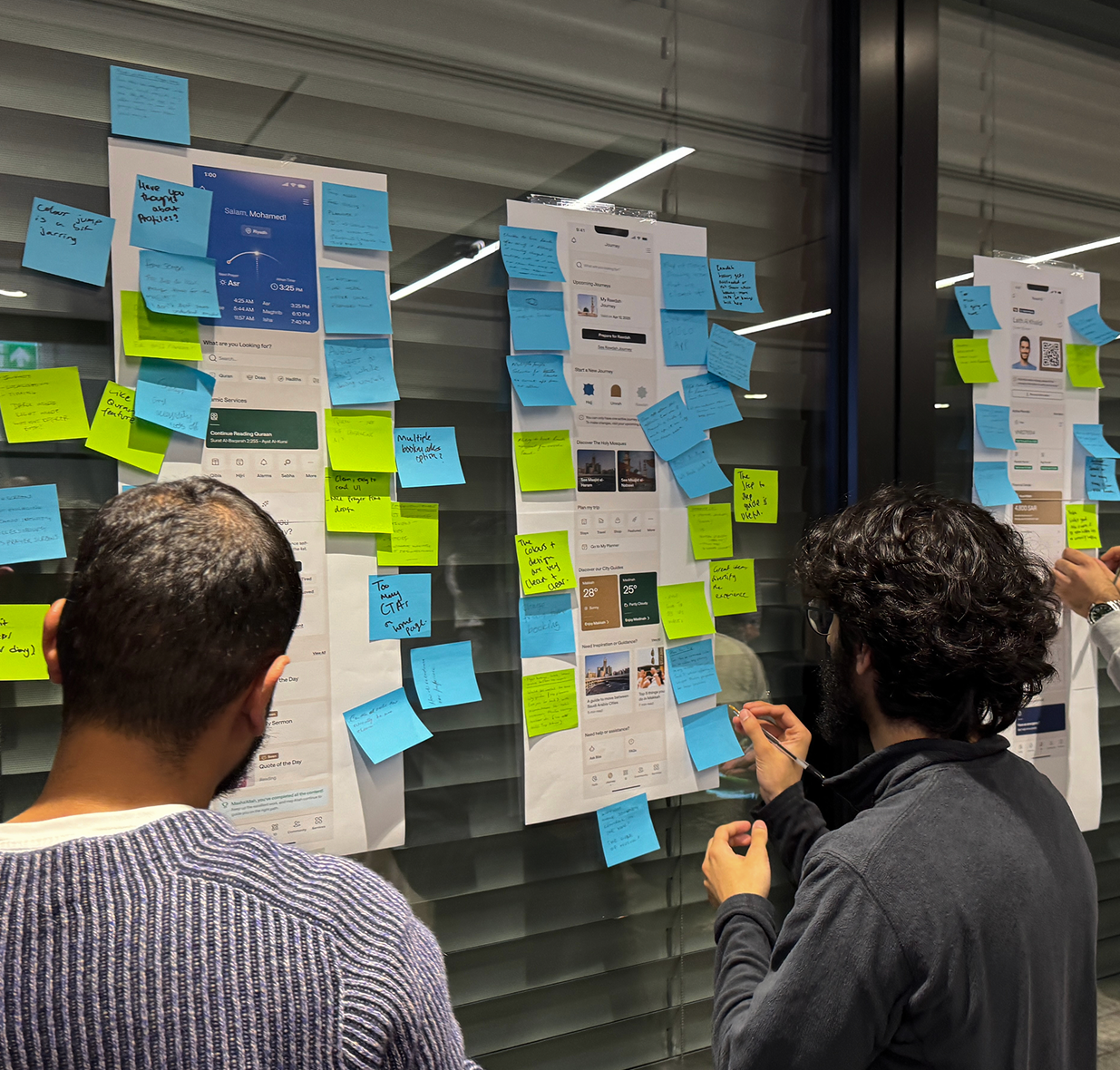 Workshop — synthesis and sticky notes session